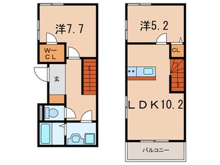 ヒルズ高丸１丁目の物件間取画像